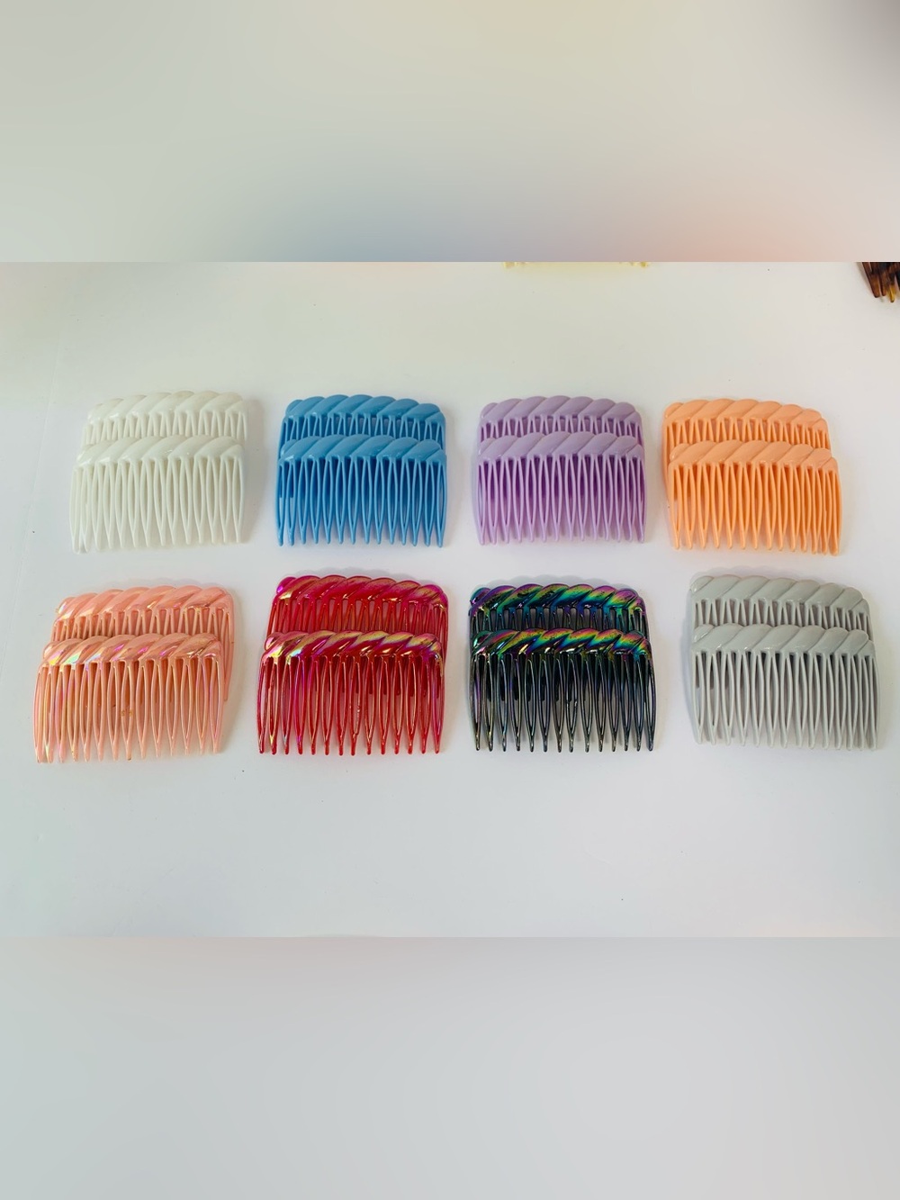 Vintage Goody Hair Side Combs 2.5โ Multiple Colors Lot of 45 (21 Pairs) - Picture 2 of 10